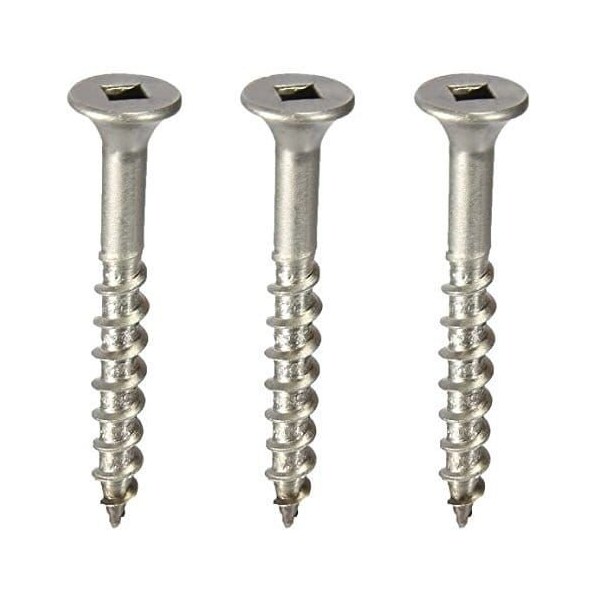Newport Fasteners Deck Screw, #14 x 5 in, 316 Stainless Steel, Flat Head, Square Drive, 100 PK V05610-PR-100 - main
